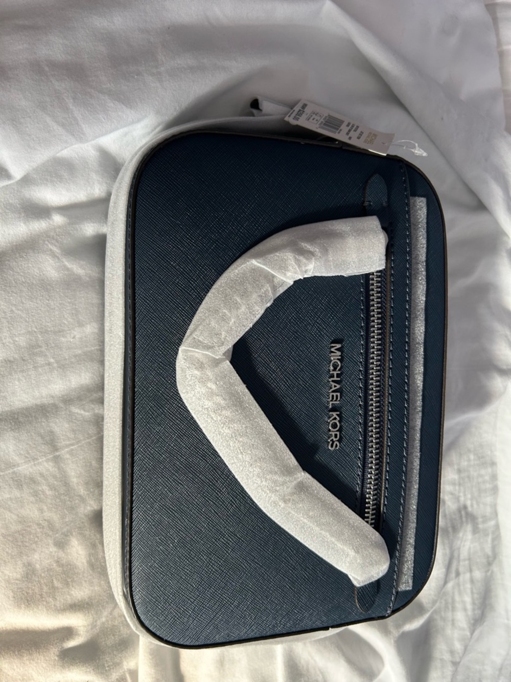 Michael Kors Navy Saffiano Leather crossbody